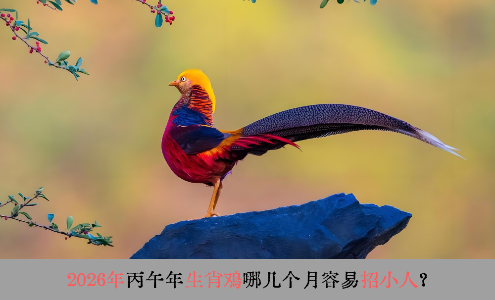 2026年丙午年生肖鸡哪几个月容易招小人？