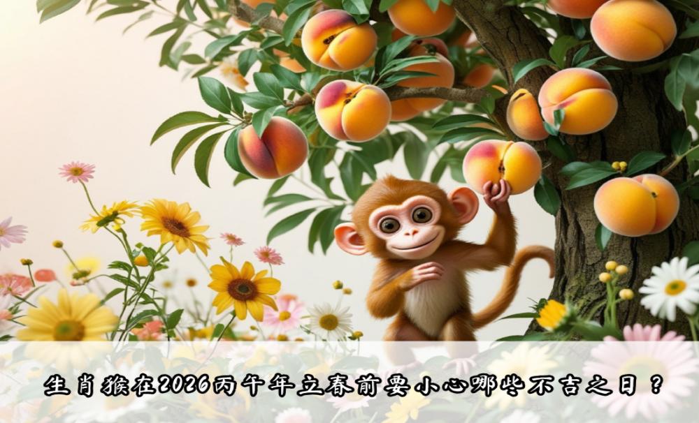 生肖猴在2026丙午年立春前要小心哪些不吉之日？