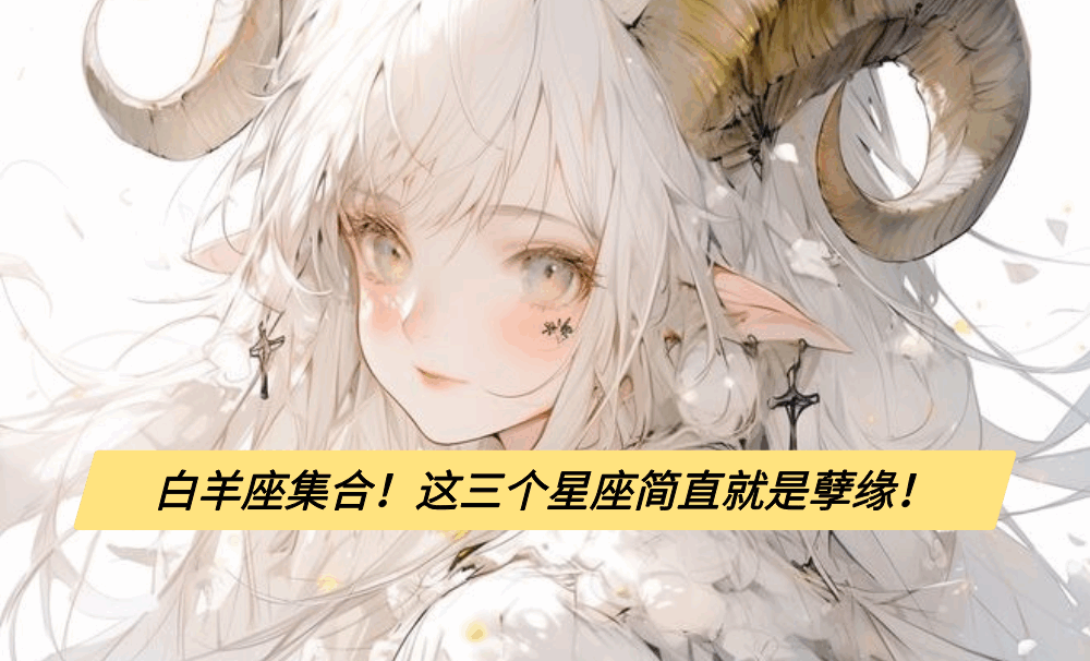 白羊座集合！这三个星座简直就是孽缘！