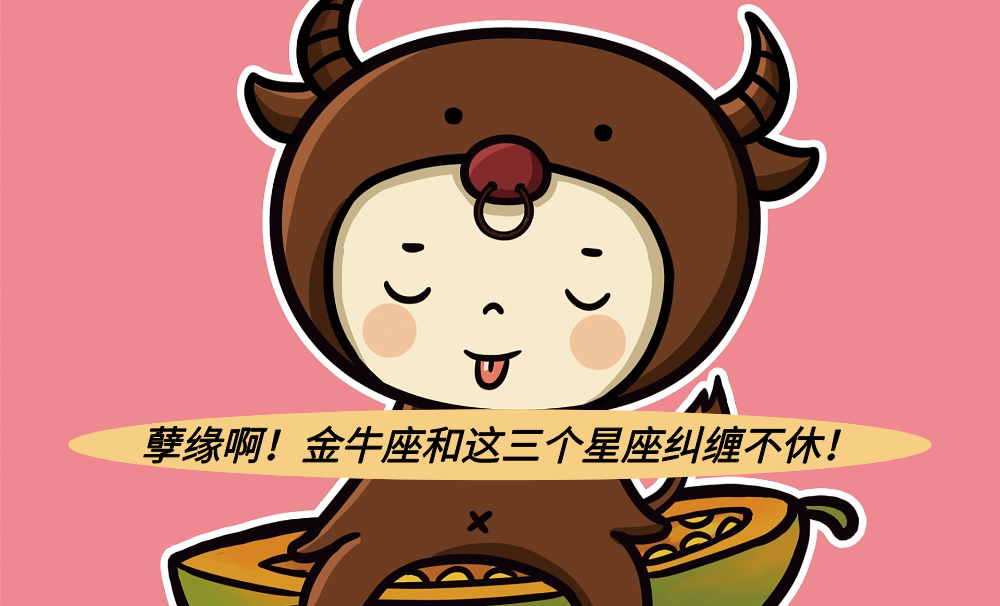 孽缘啊！金牛座和这三个星座纠缠不休！