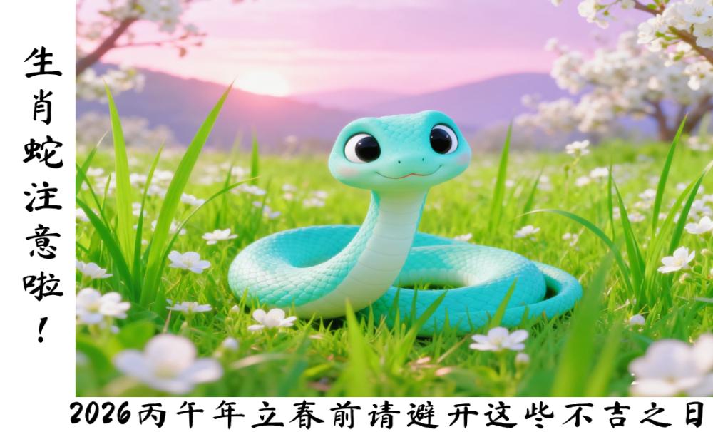 生肖蛇注意啦！2026丙午年立春前请避开这些不吉之日