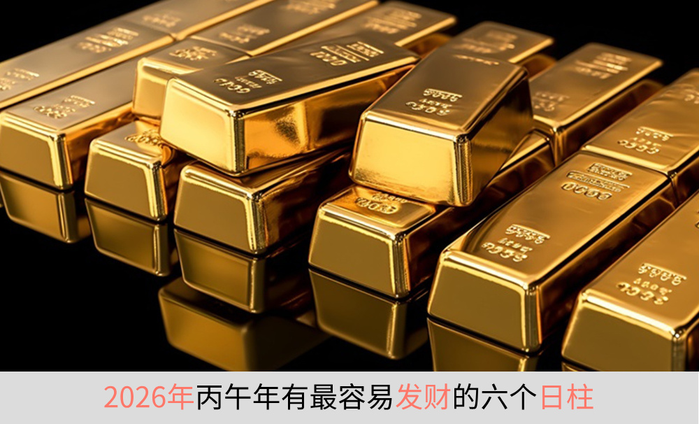 2026年丙午年有最容易发财的六个日柱