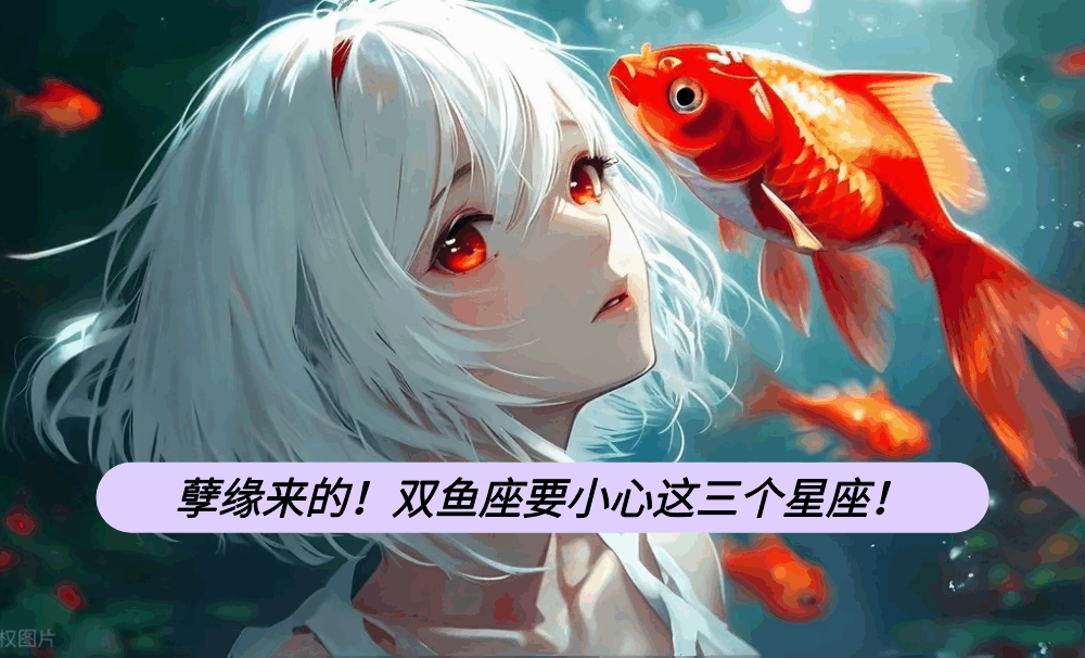 孽缘来的!双鱼座要小心这三个星座!