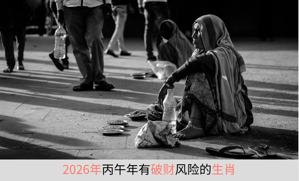 2026年丙午年有极高破财风险的生肖