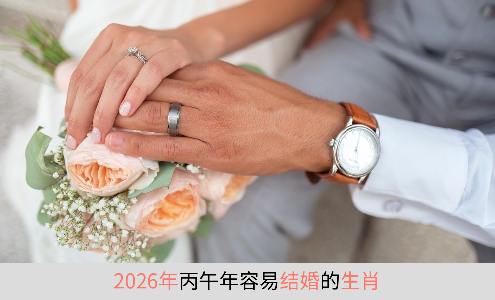 2026年丙午年容易结婚的生肖