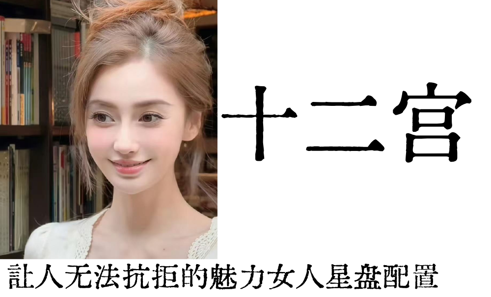 12宫|让人无法抗拒的魅力女人星盘配置