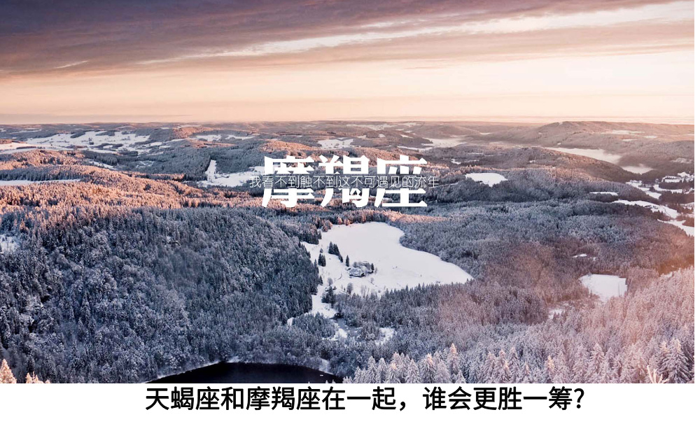 天蝎座和摩羯座在一起，谁会更胜一筹?