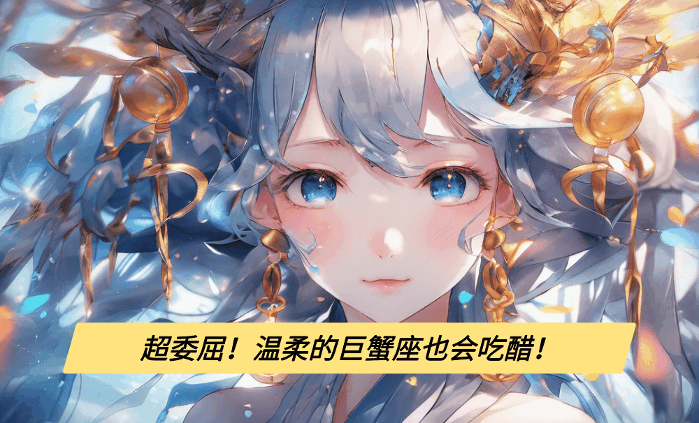 超委屈!温柔的巨蟹座也会吃醋!