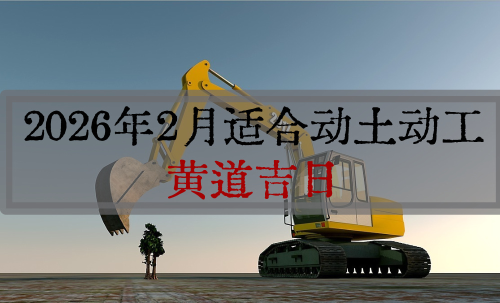 2026年2月适合动土动工的黄道吉日