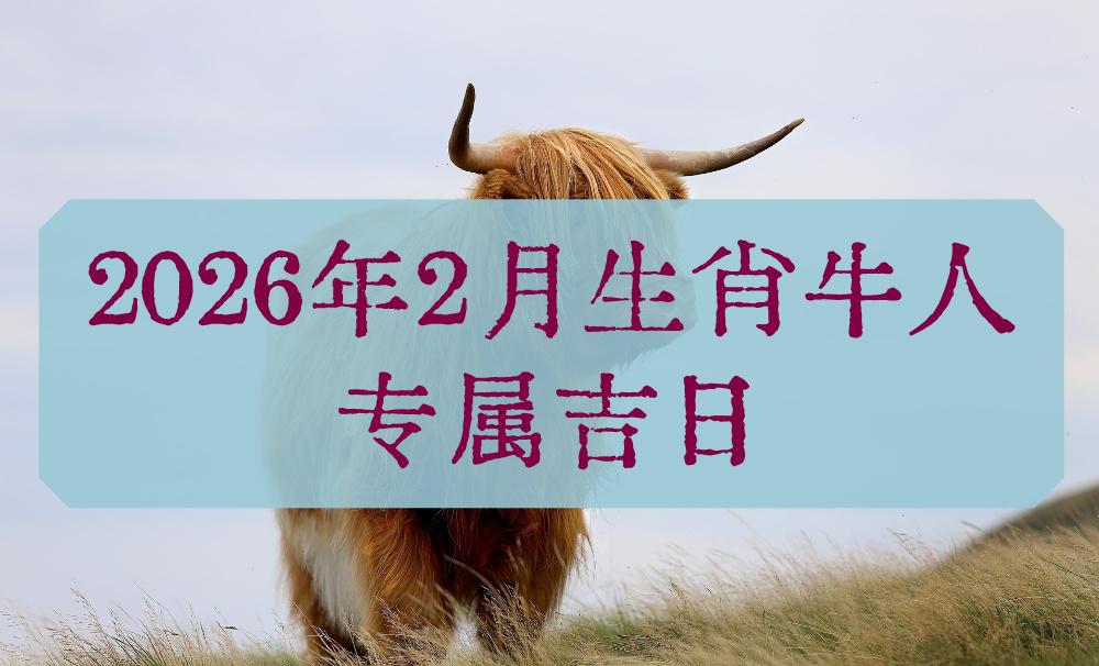 2026年2月生肖牛人专属吉日