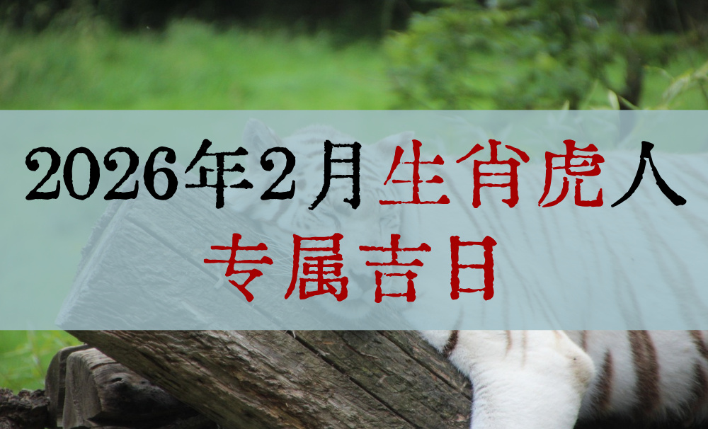 2026年2月生肖虎人专属吉日