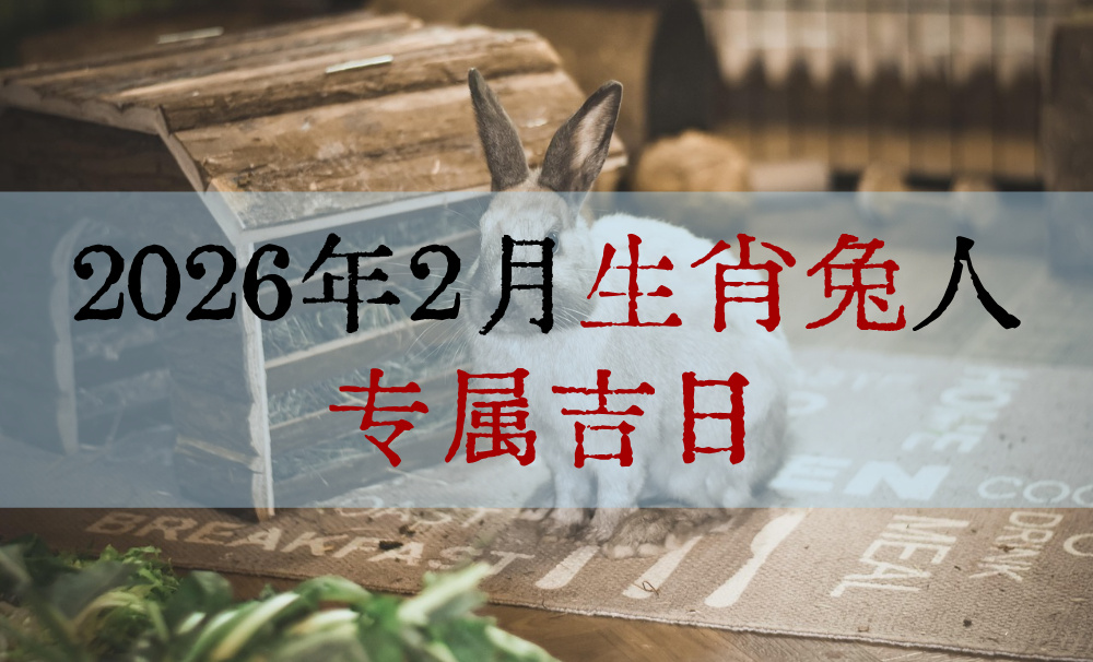 2026年2月生肖兔人专属吉日