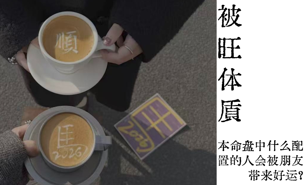 被旺体质|本命盘中什么配置的人会被朋友带来好运？