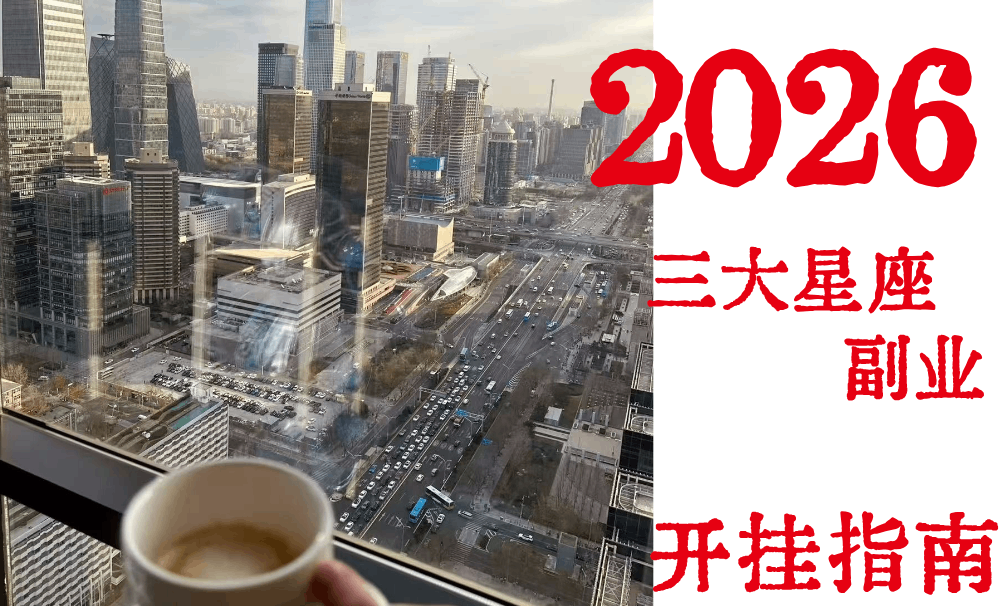 2026年三大星座|副业开挂指南（速解篇）
