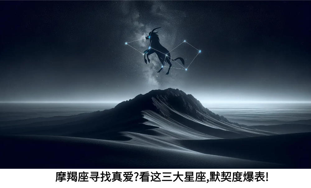 摩羯座寻找真爱？看这三大星座，默契度爆表！