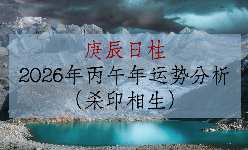 庚辰日柱2026年丙午年运势分析(杀印相生)