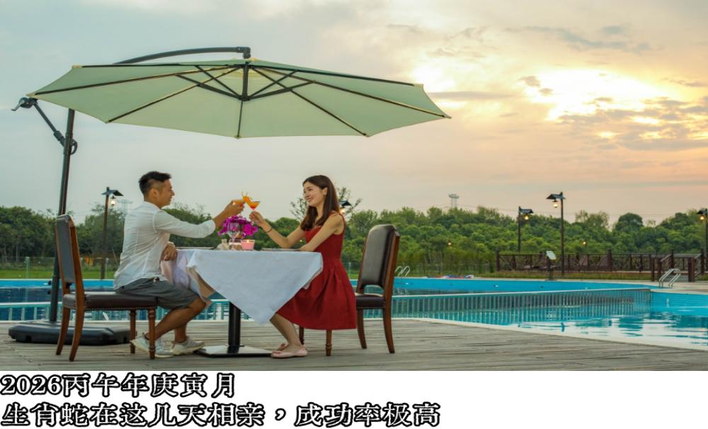 2026丙午年庚寅月，生肖蛇在这几天相亲，成功率极高