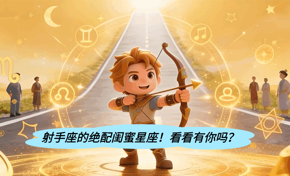 射手座的绝配闺蜜星座！看看有你吗？