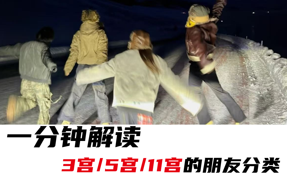 3宫/5宫/11宫的朋友分类|一分钟解读