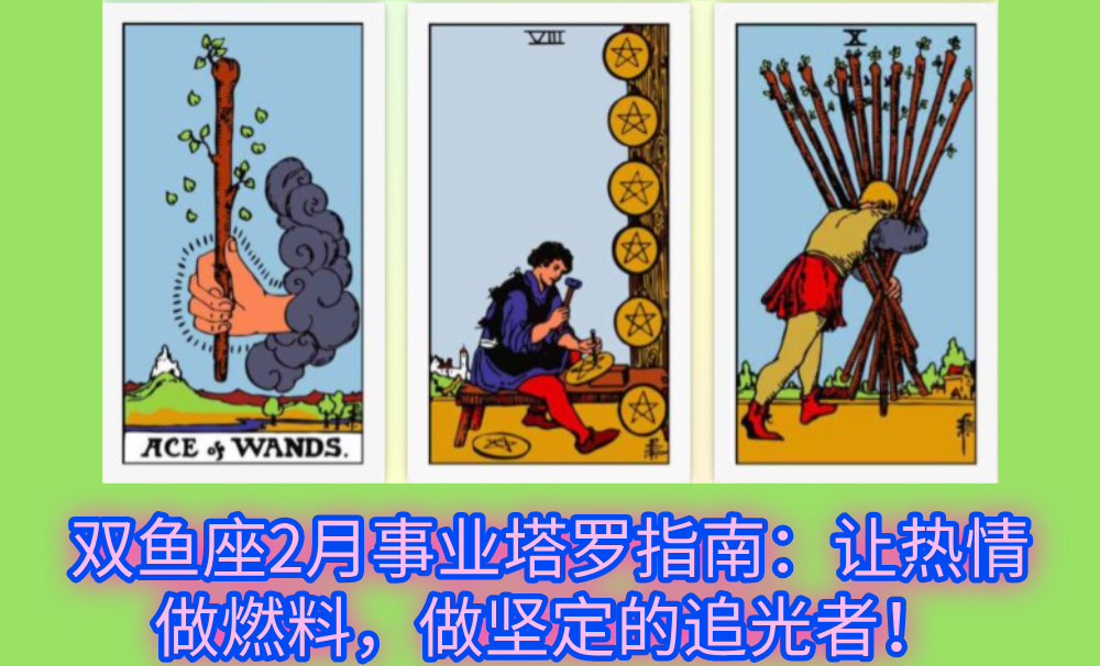 双鱼座2月事业塔罗指南：让热情做燃料，做坚定的追光者！