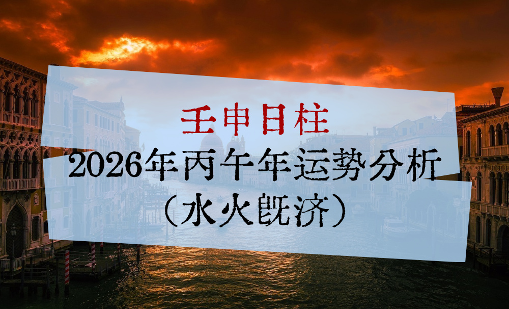 壬申日柱2026年丙午年运势分析（水火既济）