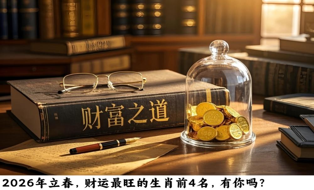 2026年立春，财运最旺的生肖前4名，有你吗？
