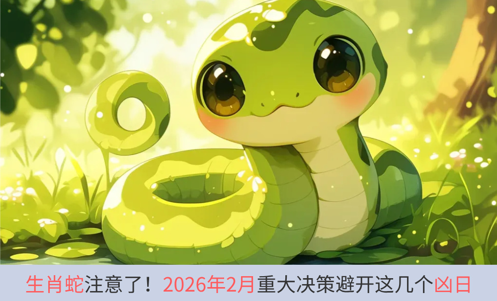 生肖蛇注意了！2026年2月重大决策避开这几个凶日