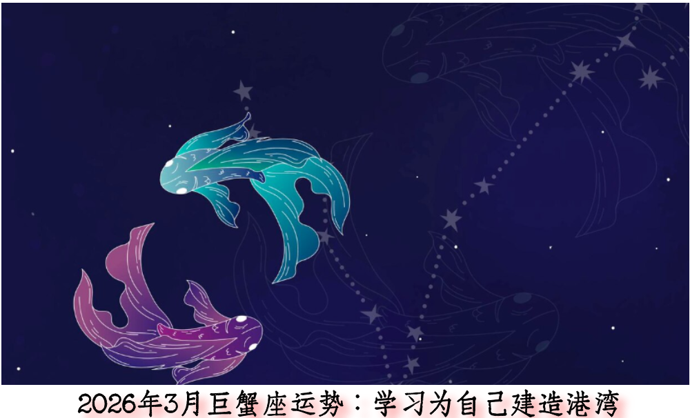 2026年3月巨蟹座运势：学习为自己建造港湾