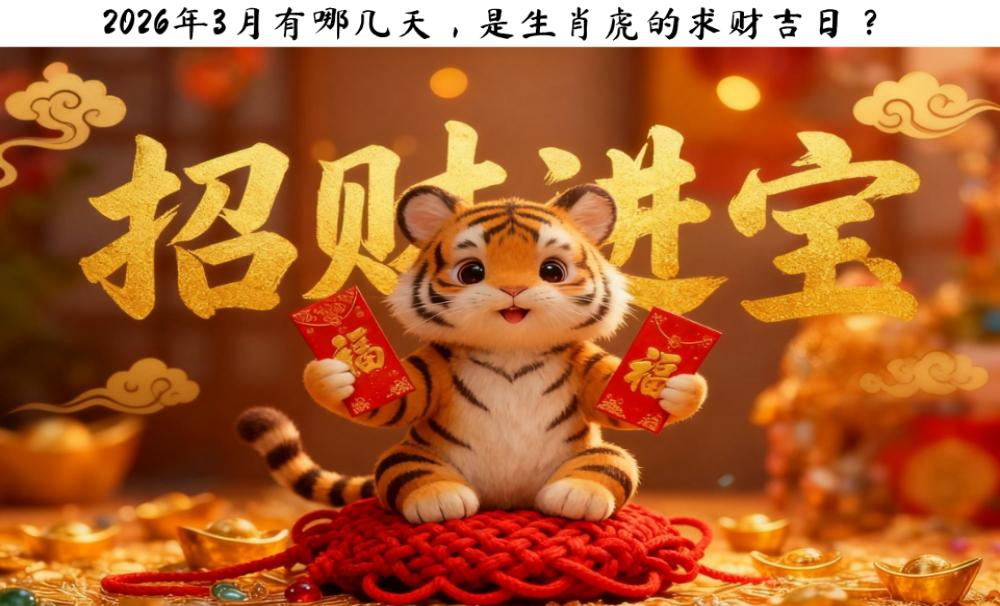 2026年3月有哪几天，是生肖虎的求财吉日？