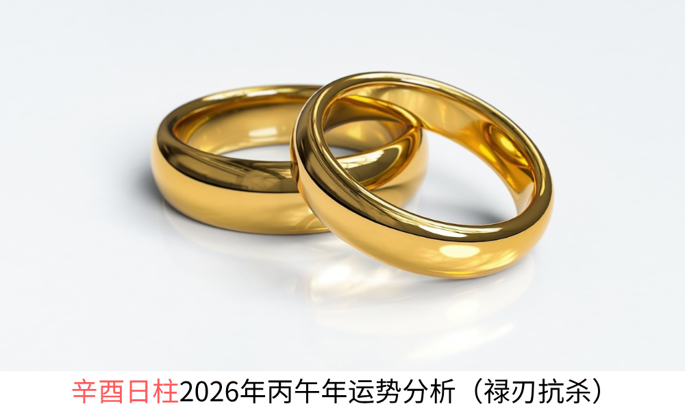辛酉日柱2026年丙午年运势分析（禄刃抗杀）