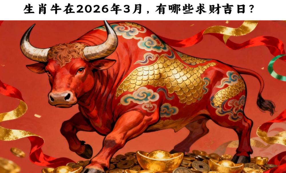 生肖牛在2026年3月，有哪些求财吉日？