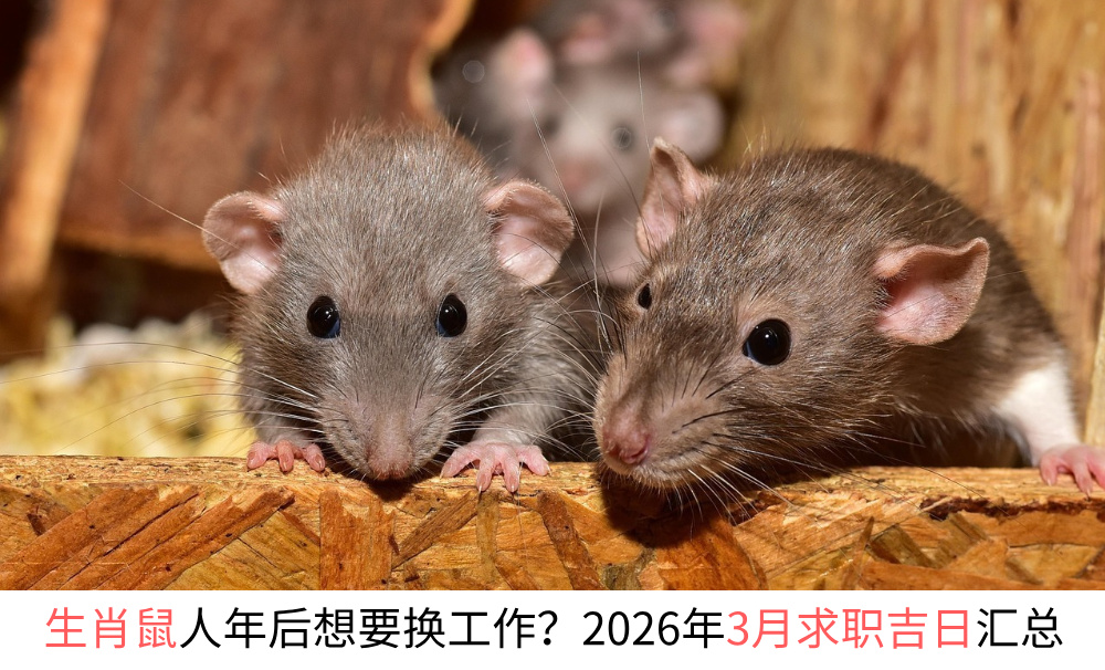 生肖鼠人年后想要换工作？2026年3月求职吉日汇总