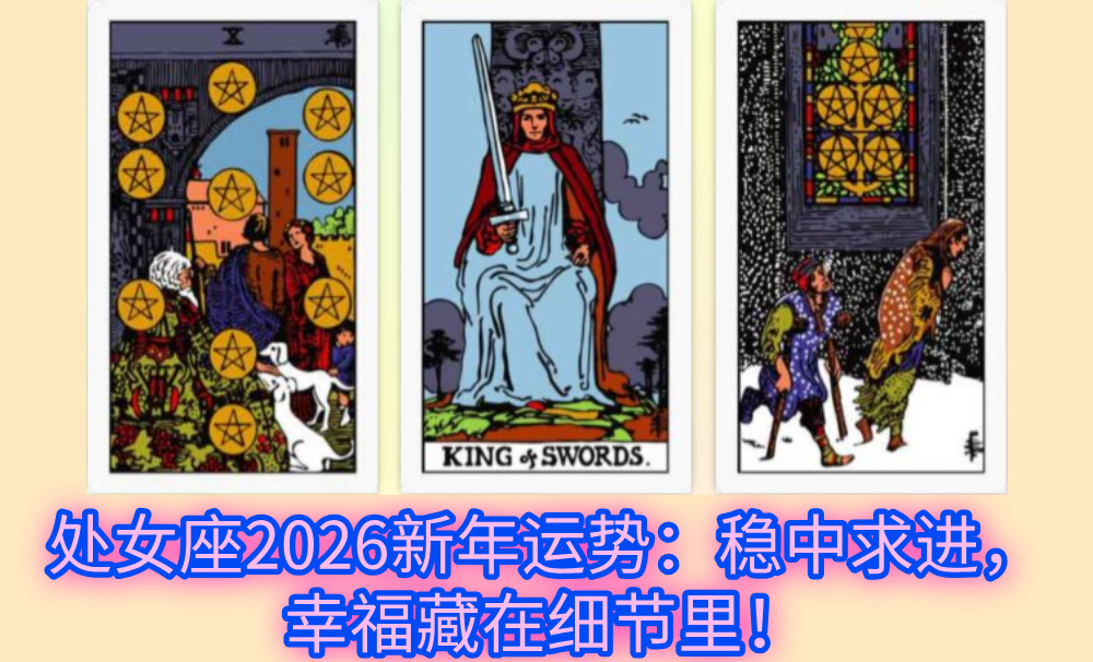 处女座2026新年运势:稳中求进,幸福藏在细节里!