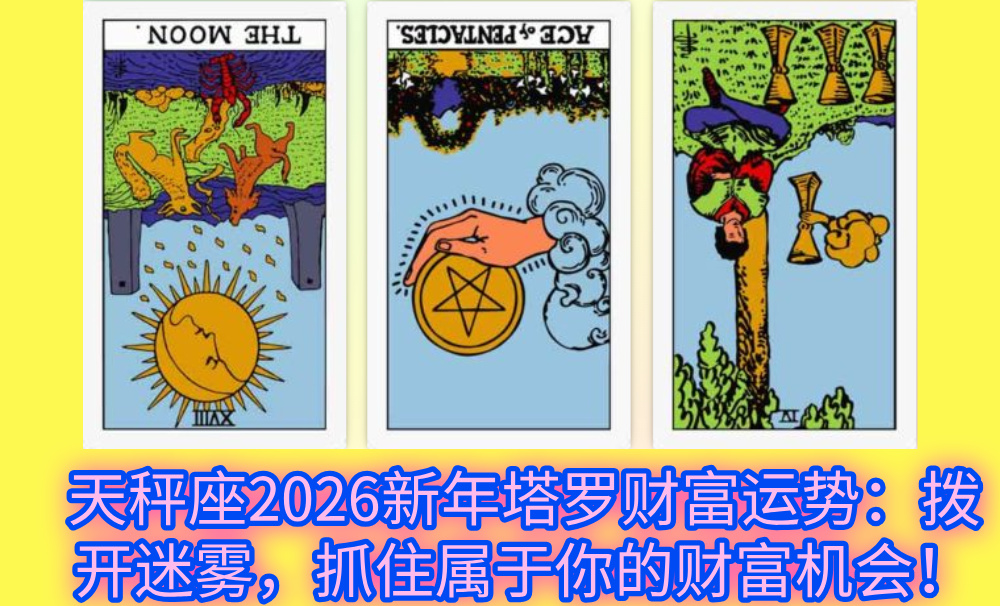 天秤座2026新年塔罗财富运势：拨开迷雾，抓住属于你的财富机会！