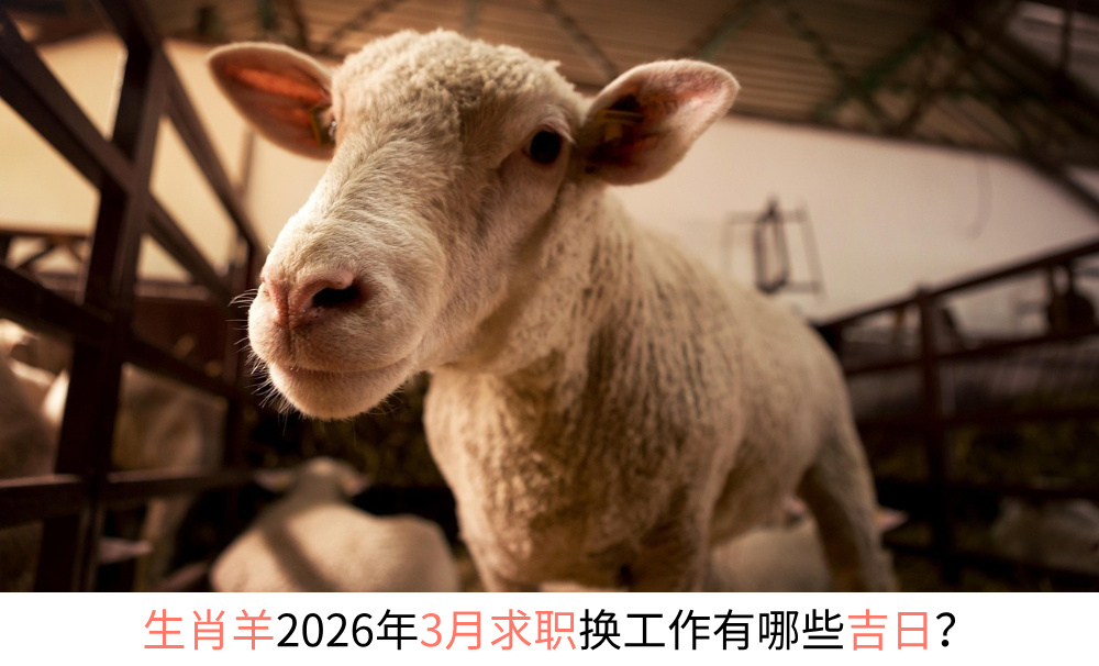 生肖羊2026年3月求职换工作有哪些好日子？