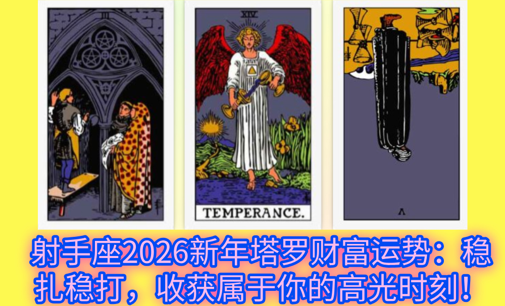 射手座2026新年塔罗财富运势:稳扎稳打,收获属于你的高光时刻!