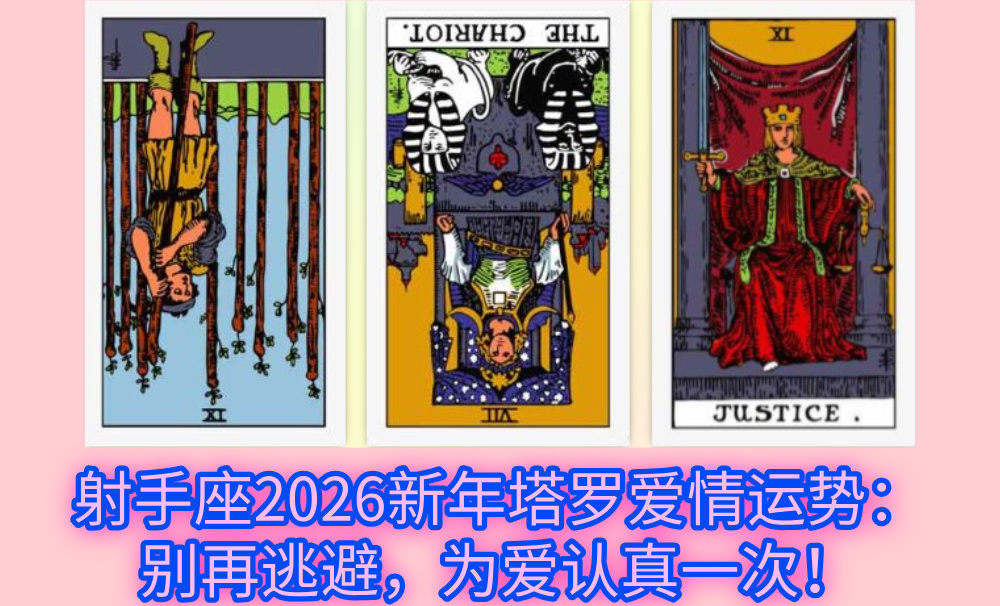 射手座2026新年塔罗爱情运势：别再逃避，为爱认真一次！