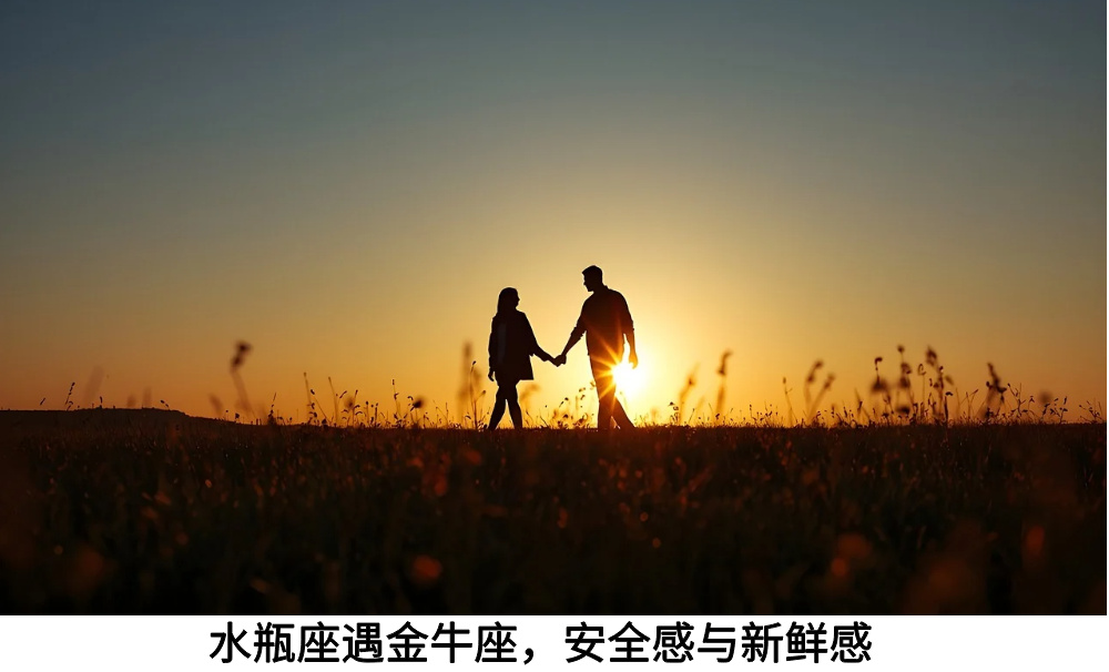 水瓶座遇金牛座，安全感与新鲜感！
