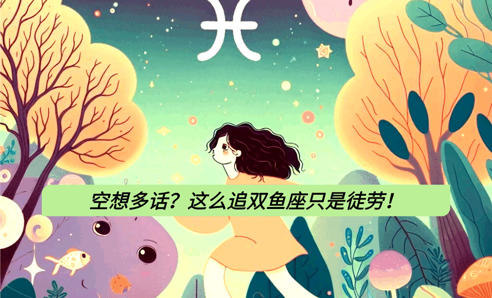 空想多话？这么追双鱼座只是徒劳！