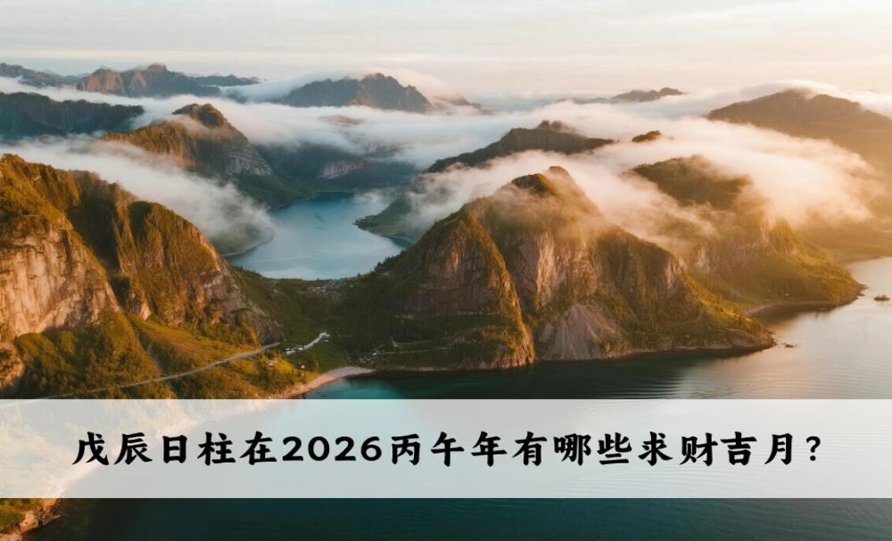 戊辰日柱在2026丙午年有哪些求财吉月？