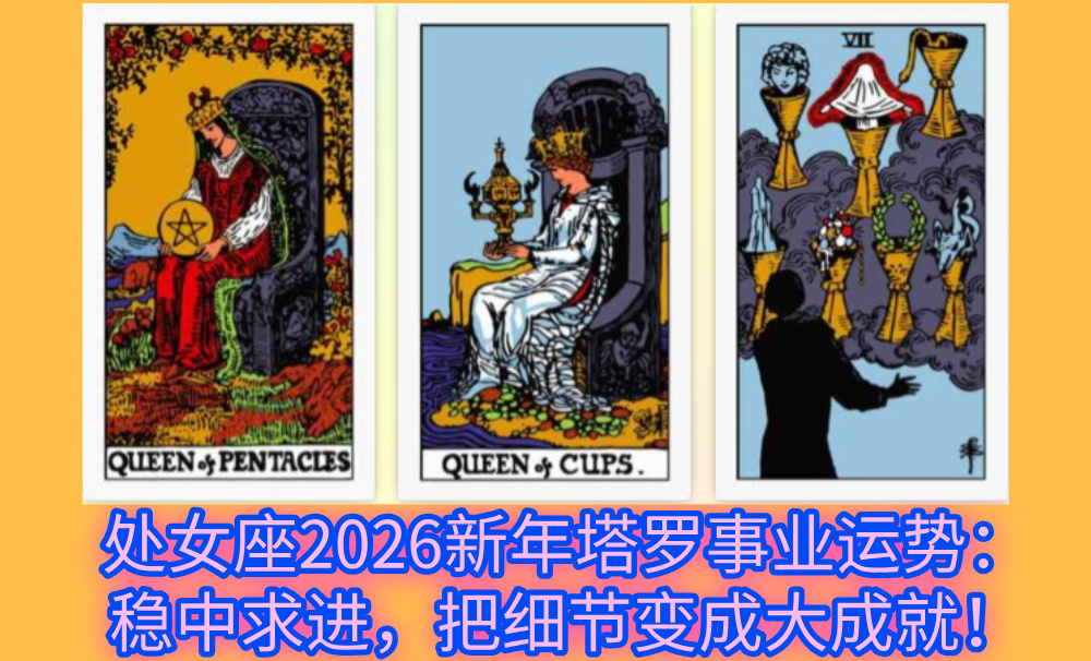 处女座2026新年塔罗事业运势：稳中求进，把细节变成大成就！