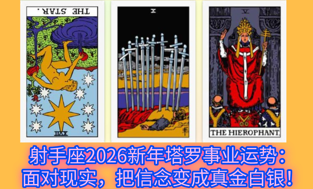 摩羯座2026新年塔罗事业运势：亮出实力，把计划变成现实！