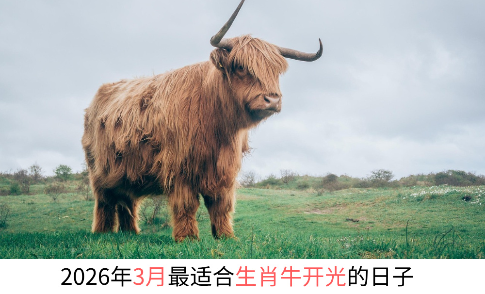 2026年3月最适合生肖牛开光的日子