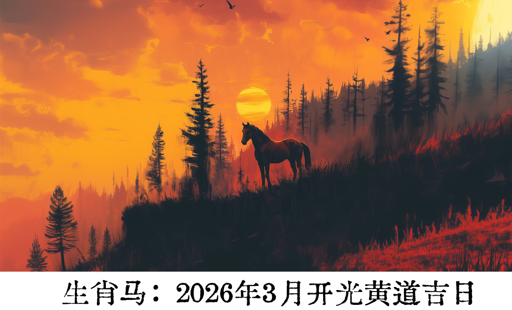 生肖马：2026年3月开光黄道吉日