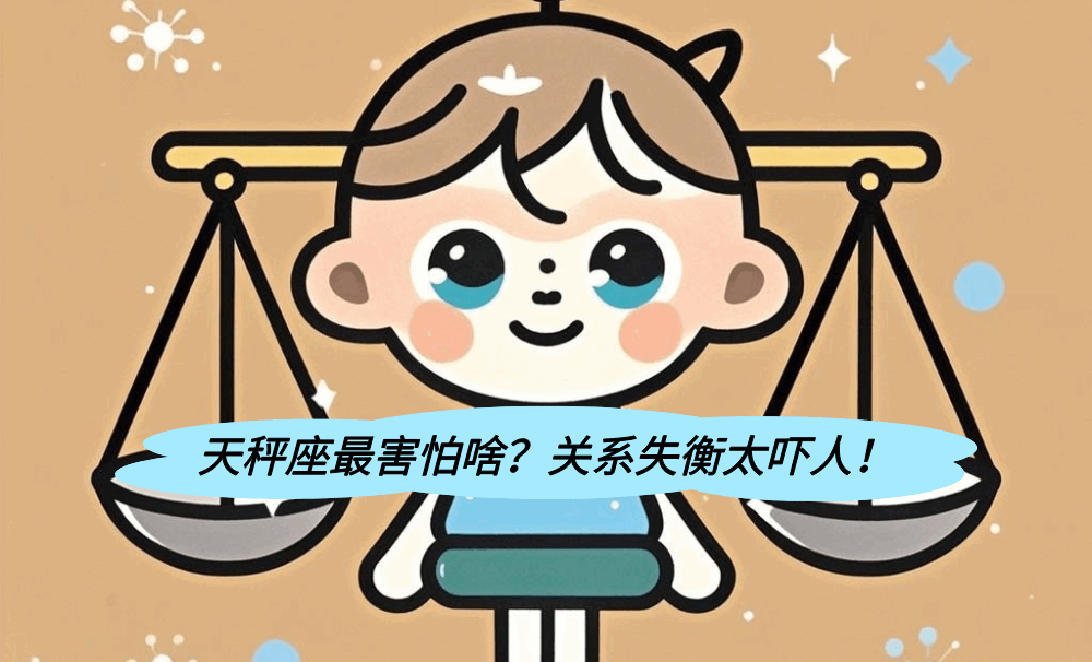 天秤座最害怕啥？关系失衡太吓人！