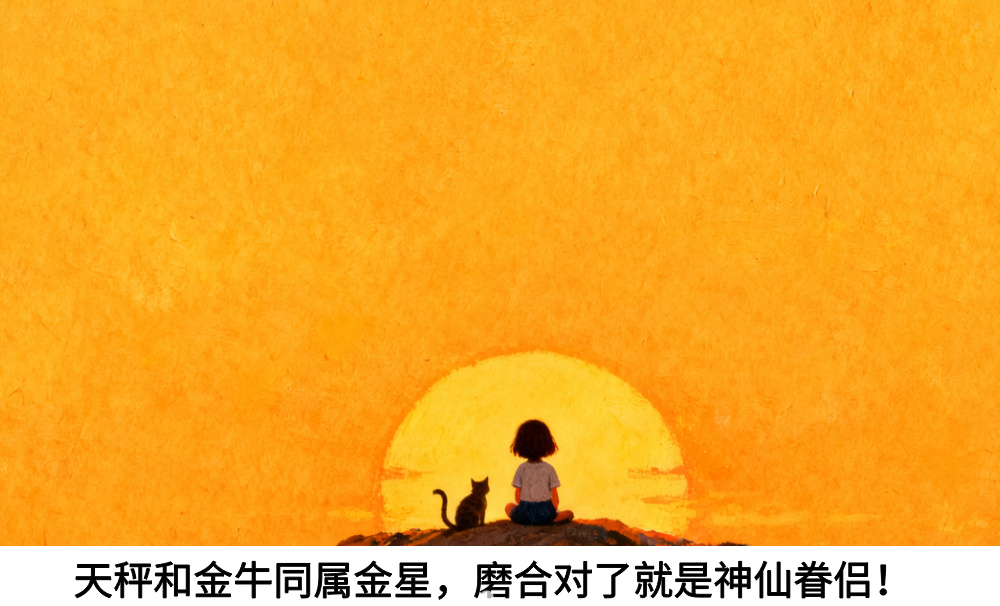 天秤和金牛同属金星，磨合对了就是神仙眷侣！