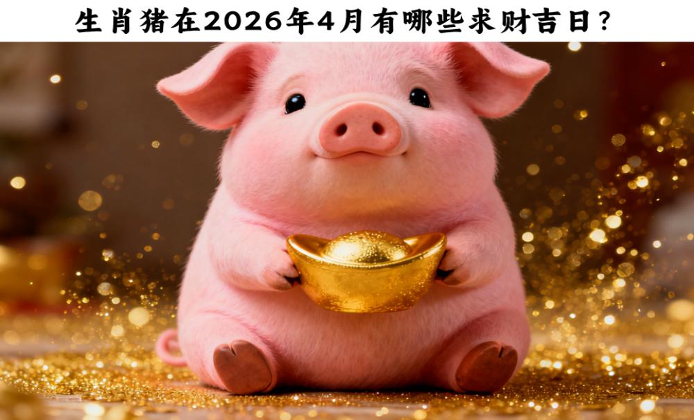生肖猪在2026年4月有哪些求财吉日？