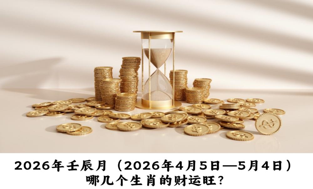 2026年壬辰月（2026年4月5日&mdash;5月4日），哪几个生肖的财运旺？