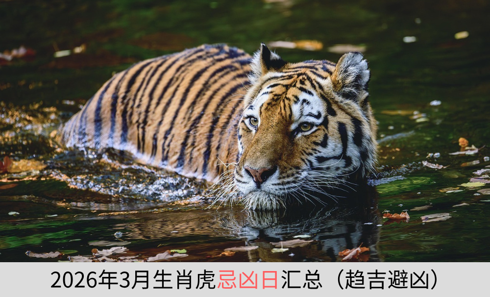 2026年3月生肖虎吉凶日汇总（趋吉避凶）