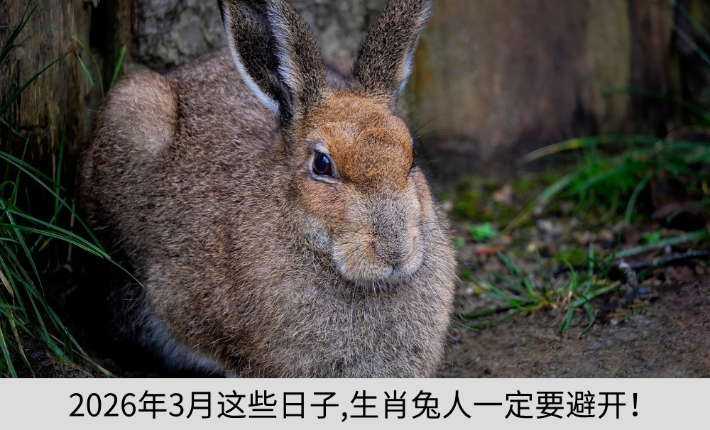 2026年3月这些日子,生肖兔人一定要避开!